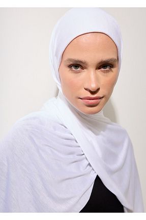 شال سفید زنانه پنبه ای HOUSE OF MODEST - کد 933709780