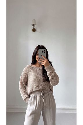 بلوز قهوه ای زنانه ساده Fistan Byn Melisa - کد 933701461