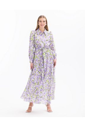لباس بنفش زنانه بافتنی SEÇİLSTORE - کد 933694855