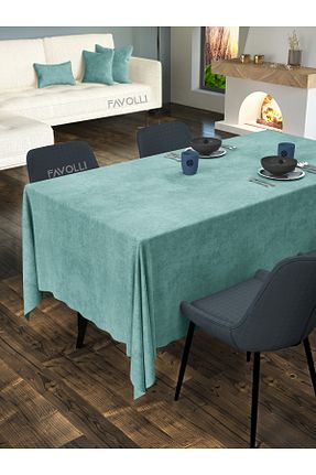 رومیزی آبی پلی استر FAVOLLİ - کد 364468249
