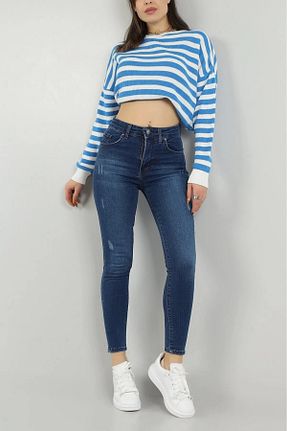 شلوار سرمه ای زنانه پنبه ای Butik Lena - کد 933725949