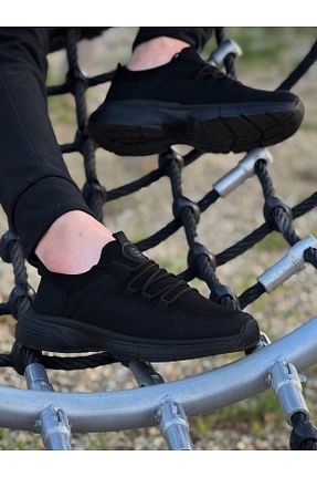 کفش اسنیکر مشکی مردانه بند دار E SPORT - کد 929073166