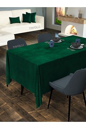 رومیزی سبز پلی استر FAVOLLİ - کد 364468262