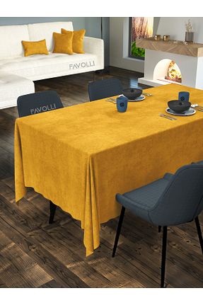 رومیزی زرشکی پلی استر FAVOLLİ - کد 364468174