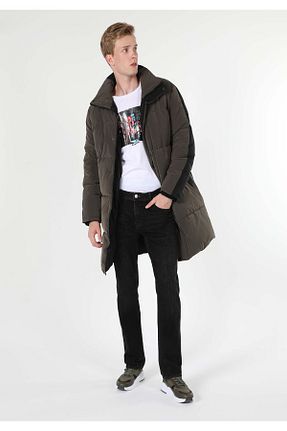 پالتو پشمی خاکی مردانه رگولار Colin’s - کد 367504019
