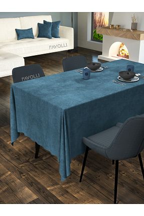رومیزی آبی پلی استر FAVOLLİ - کد 364468267