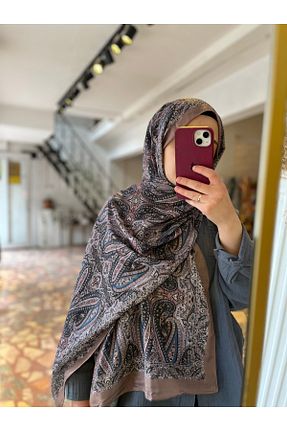 شال بژ زنانه پنبه ای Neva - کد 933724529