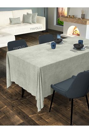 رومیزی طوسی پلی استر FAVOLLİ - کد 364468148