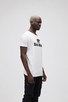 تیشرت سفید مردانه Fitted Bad Bear - کد 4689063