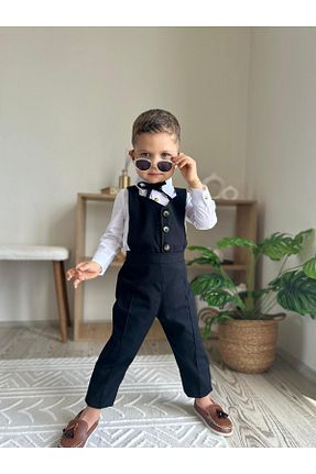 ست نوزادی مشکی بچه گانه پنبه ای favorimkids - کد 934485929
