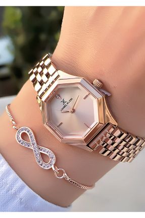 ساعت مچی صورتی زنانه 26-30 میلی متر Daniel Klein - کد 892752582