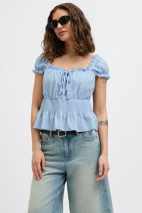 بلوز رنگی زنانه ساده Jack & Jones - کد 933784040
