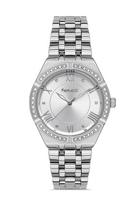 ساعت مچی متالیک زنانه 36 میلی متر Ferrucci - کد 933771954