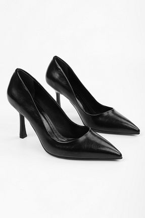 کفش استایلیتو مشکی پاشنه نازک Shoeberry - کد 932192745
