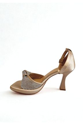 کفش مجلسی بژ زنانه پارچه ای Favi Ayakkabı - کد 933758308