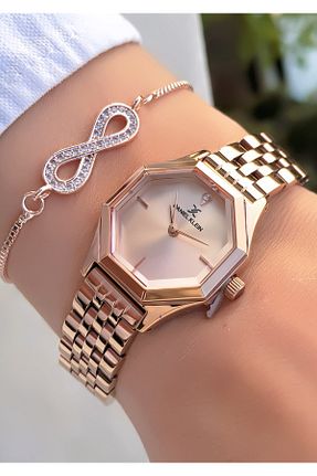 ساعت مچی صورتی زنانه 26-30 میلی متر Daniel Klein - کد 892752582
