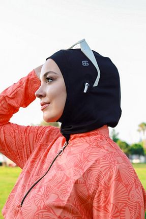 کلاه شنای حجاب مشکی زنانه Remsa Mayo - کد 844545873