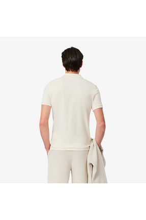 پولوشرت بژ مردانه پنبه ای Lacoste - کد 660425357