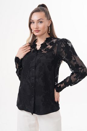 پیراهن سایز بزرگ مشکی زنانه سایز بزرگ Loom Boutique - کد 931524979