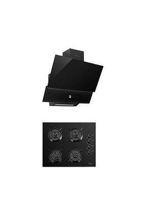 ست هود و اجاق گاز سفید گارانتی نمایندگی رسمی Luxell - کد 933822590