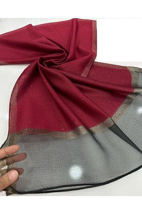 شال قرمز زنانه ابریشم Arwella - کد 704856726