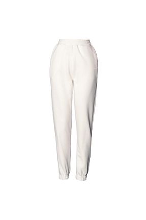 شلوار کرمگن سفید زنانه پاچه کش دار hummel - کد 744748362