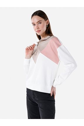 سوئیشرت آبی زنانه ساده Colin’s - کد 933834200