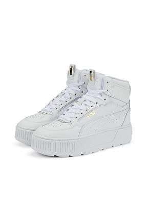 کفش اسنیکر سفید زنانه بند دار Puma - کد 317971767