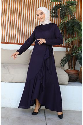 لباس حجاب بنفش زنانه Relaxed sefamerve - کد 833375020