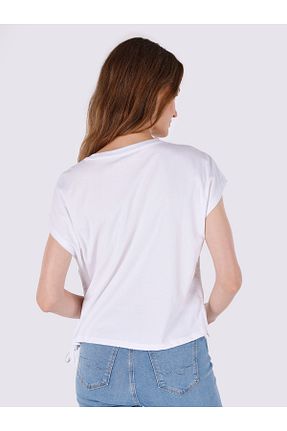 تیشرت سفید زنانه رگولار Colin’s - کد 739004583