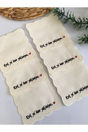 دستمال مهمانی نباتی LİNEN - کد 896640503