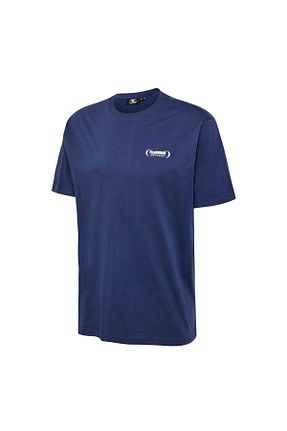 تیشرت آبی مردانه رگولار hummel - کد 781411227