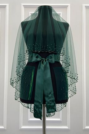 عقد و عروسی و حنابندان سبز ZEYMERADE - کد 933871322