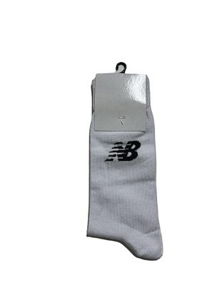 جوراب اسپرت سفید مردانه پنبه ای New Balance - کد 778931476
