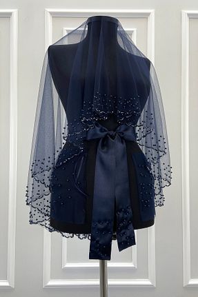 عقد و عروسی و حنابندان سرمه ای ZEYMERADE - کد 933871092