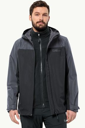 کاپشن مشکی مردانه رگولار Jack Wolfskin - کد 387655947