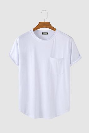 تیشرت سفید مردانه اسلیم فیت VEAVEN - کد 88999165