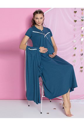 ربدوشام بارداری آبی زنانه پلی استر JENİKA - کد 933878008