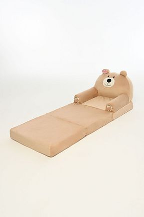 صندلی و مبل اتاق کودک قهوه ای پارچه ای Pufu Toys - کد 851235902