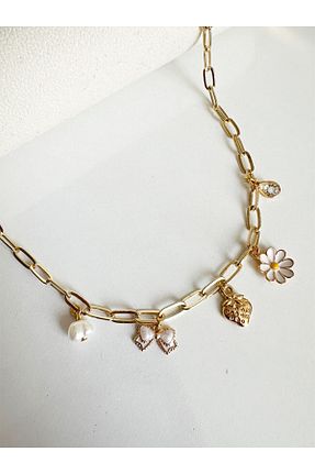 گردنبند جواهر رنگی زنانه NevoAccessory - کد 933911594