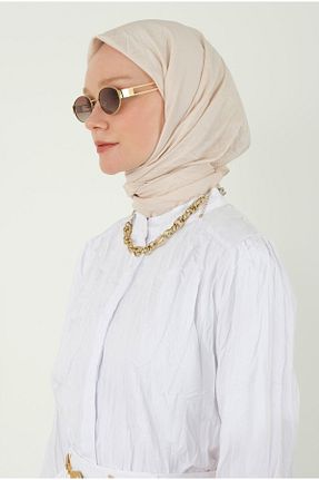 روسری طوسی پلی استر HEQA - کد 933901021