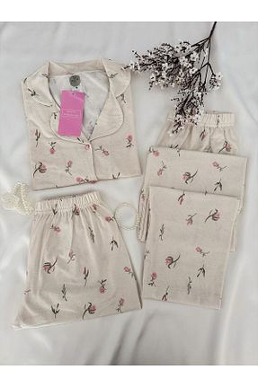 ست لباس راحتی زنانه گلدار MH Moony Homewears - کد 933900583