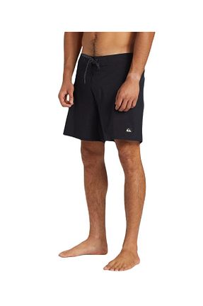 شلوارک ساحلی مشکی مردانه بافتنی Quiksilver - کد 835354047