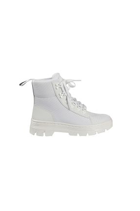بوت / نیم بوت سفید زنانه پاشنه تخت Dr Martens - کد 67597644