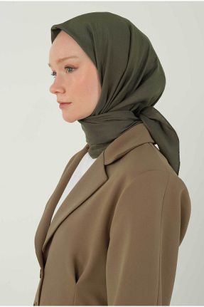 روسری سبز پلی استر HEQA - کد 933901030
