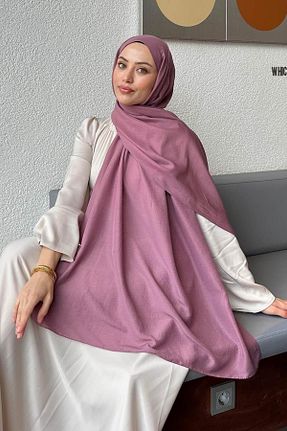 شال صورتی زنانه پنبه ای lamelif - کد 933899904
