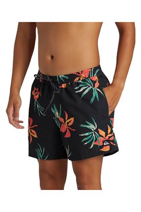 شلوارک ساحلی مشکی مردانه بافتنی Quiksilver - کد 831229325