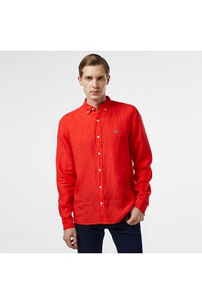 پیراهن قرمز مردانه رگولار Lacoste - کد 864991820