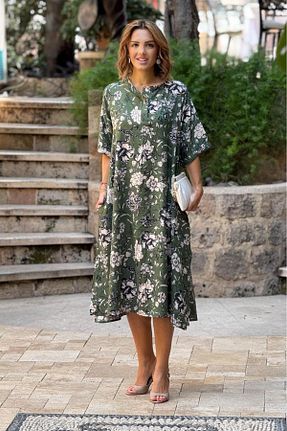 لباس خاکی زنانه بافتنی Nevin Kaya Moda - کد 933955719