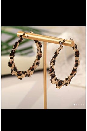 گوشواره جواهر قهوه ای فلزی ISTBIRD ACCESSORIES - کد 933923629